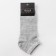 Men's socks shortened minku "bamboo", gray color, size 40-41 (27 cm)