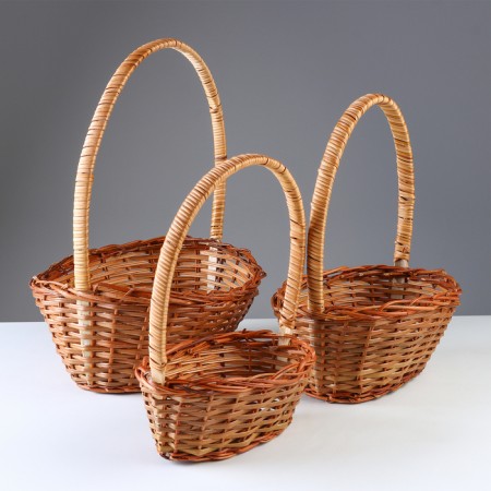 Camping set, 3 pcs, 20 × 25 × 10/30, 17 × 22 × 9/28, 12 × 18 × 7/26 cm, rattan-6