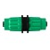Connecting coupling for a miracle helmet, a cane connection, plastic, Greengo