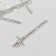 Decor Metal for creativity "Sword - in omnia paratus - ready for everything" 6.3x1.7 cm