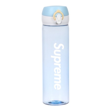 A bottle of water and drinks at school, 550 ml SUPREME, Blue