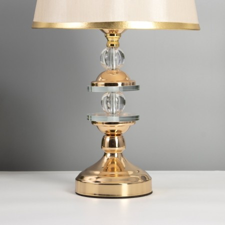 Table lamp "Sentence" 1x40W E27+ LED backlight 3W gold 25x25x45cm-3