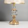 Table lamp "Sentence" 1x40W E27+ LED backlight 3W gold 25x25x45cm