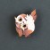 Wooden icon "Talisman for success", 4 x 3.5 cm