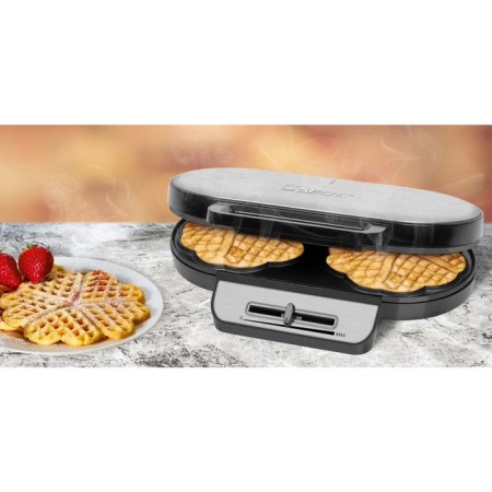 Electric Wafer Clatronic Wa 3745, 1200 W, Belgian waffles, silver-2
