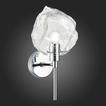 Sconces st. SL1175.101.01. Portici. 1x40 W, E14, 18x34 cm, color chromium-2