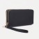 Women's wallet on lightning, black color