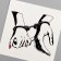 Black-red tattoo on the body "handcuffs" 6x6 cm