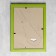Photo frame MDF 15x21 cm, No. 6, width 18 mm, thickness 12 mm, green (plastic screen)