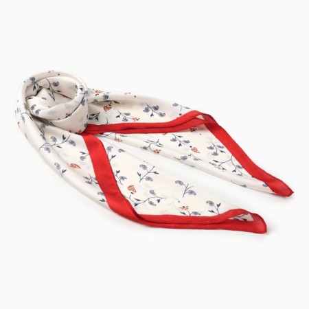 Women's scarf minku rr 70*70 cm, col. white