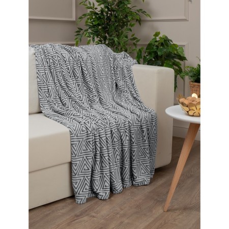 Texrepublic blanket, size 150x200 cm, gray color