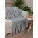 Texrepublic blanket, size 150x200 cm, gray color