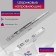 Ball guides tundra, with a closer 4510, l = 350 mm. H = 45 mm. 2 pcs