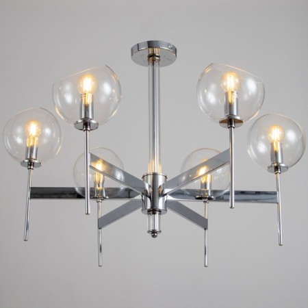 Chandelier 221001/6a ch chrome 6x40W E14 76x76x51cm-1