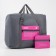 Board Road on a zipper, folding in a cosmetic bag, outer pocket, gray/pink color