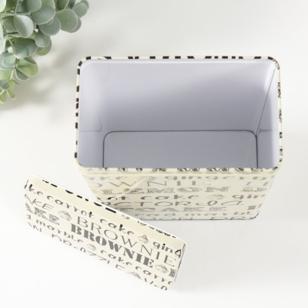 Casket Metal rectangular "Sweet baking" Set 2 pcs 7x11x18.5 8.5x14.5x20 cm-5