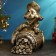 Piggy bank "Vasilisa Snake" Black Gold, 30x20x25cm