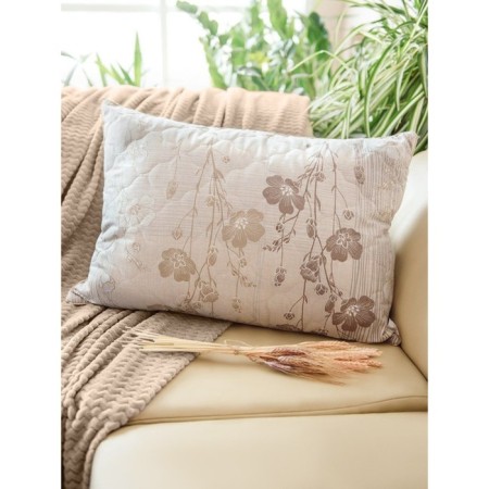 Flax palette pillow, size 40x60 cm, artificial swan fluff