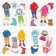 Table Magnetic Game "Dressing", 3+