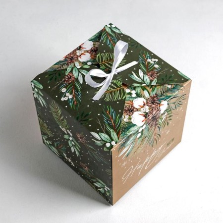 Folding box "Magic", 18 x 18 x 18 cm, New Year-2