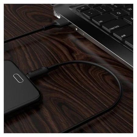 Borofone bx1, microUSB - USB, 2.4 A, 1 m, PVC braid, black-4