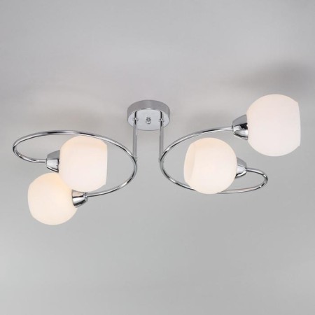 Tulia chandelier, 4x40W E27, color chrome