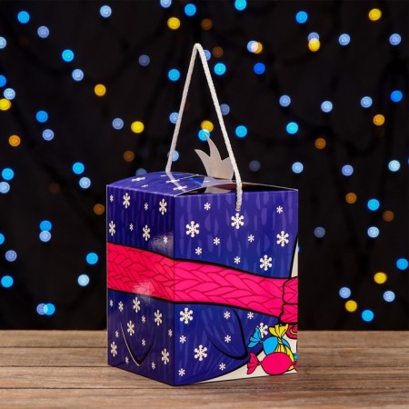 Gift box "Smecbek Penguin", 12 x 12 x 15.5 cm-3