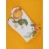 Apple Blossom, size 18x30 cm, beige mittens, beige