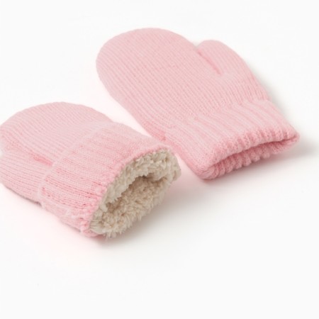 Baby mittens minku, pink color, 19 cm-2