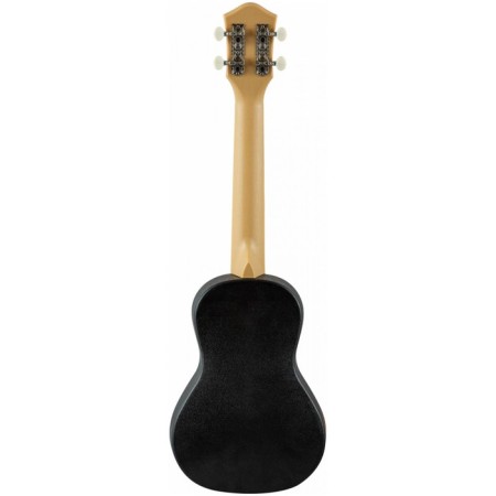 Terris Pluc -23 bk Ukulelet - concert, upper deck of linden, plastic housing, black color-1