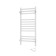 Towel electric heated Laris Astor ChK12, 350x900 mm, 12 crossbars, left, white