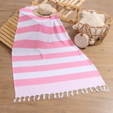 Toward beach pies, col. Pink, 100*180 cm, 100% cotton, 180g/m2