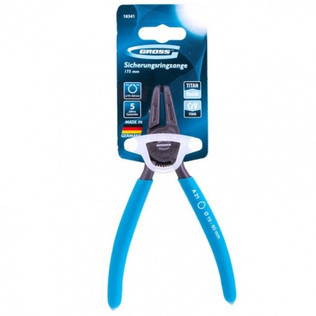 Gross 18341 puller, for external locking rings of 19-60 mm, curved sponge lifts, 165 mm-3