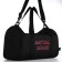 Female sports bag, textura, small size, black color
