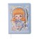 Gift notebook, A6+, 100 sheets, color block, PVC cover, "Anime", mix