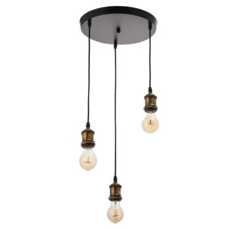 Lamp Bayerlux 40389/3 E27 40W Black-Med 30x30x7-107 cm
