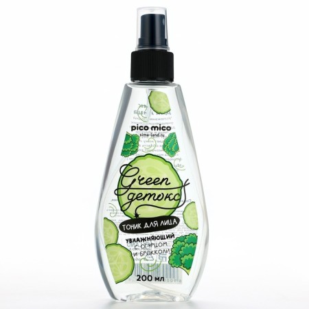 Facial Tonic Green Detox, 200 ml, Pico Mico-1