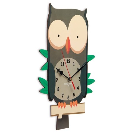 Watch Wall children's "Owl", with a pendulum, 24x34 cm, aa-2