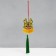 Suspension-Sasha Textile "Dragon" Green 2x7.5x24 cm