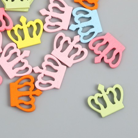 Decor for creativity tree "Crown" summer colors set 20 pcs 2x2.2x0.3 cm-2