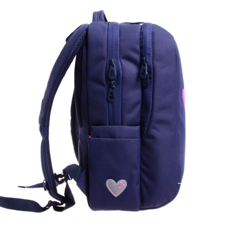 School backpack, 39 x 26 x 17 cm, Grizzly 366, ergonomic back, + keychain RG-366-3_1-3