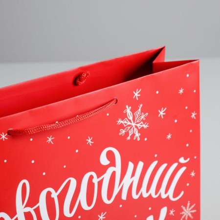 Laminated horizontal "New Year gift", m 30 x 26 x 9 cm, New Year-4