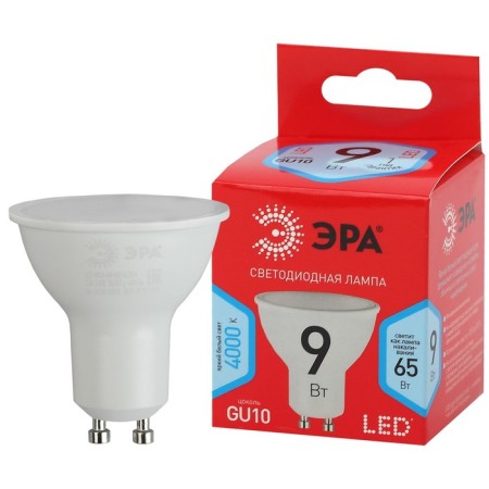 LED LED era Red Line "Sofit", 9 W, GU10, 720 lm, 4000k, glow of white-1