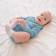 Bodi-waterolazka children's minku, turquoise color, height 80-86 cm