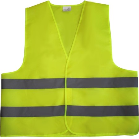 The vest is reflective, light green, rr XXL 65 x 70 cm, on Velcro