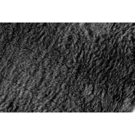 Plush mat 50x80 cm, my bunny, black color-1