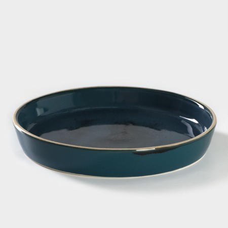 Porcelain dish Blu Reattivo, D = 17.5 cm