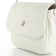 Women's bag with lightning, white color