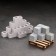 Wisks for whiskey "only for men", on a pallet with a concrete designer, natural steat, 9 pcs