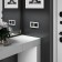 W4520008 sensory switch, two -key, with backlight, 1000 watts, black